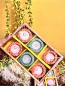Colourful Thread Candle Collection 3