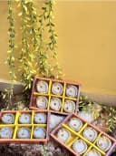 Pearl-Style White Candle Gift Set 3