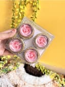 Pink Rose Candle Quartet 1